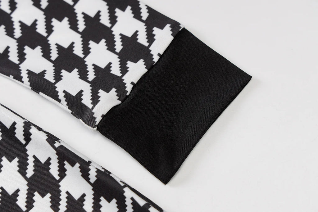 Houndstooth Sheath Dress for Women