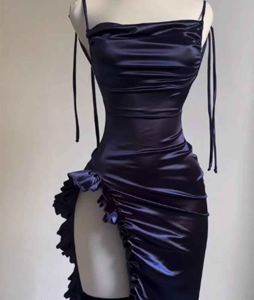 Women's Satin Maxi Dress