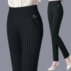 High-Waist Slim Pants