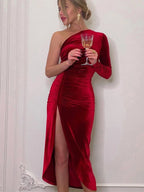 Velvet Midi Dress
