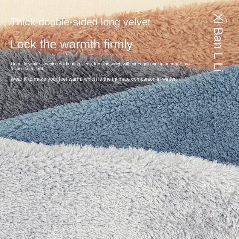Women's Fuzzy Thigh-High Thermal Stockings