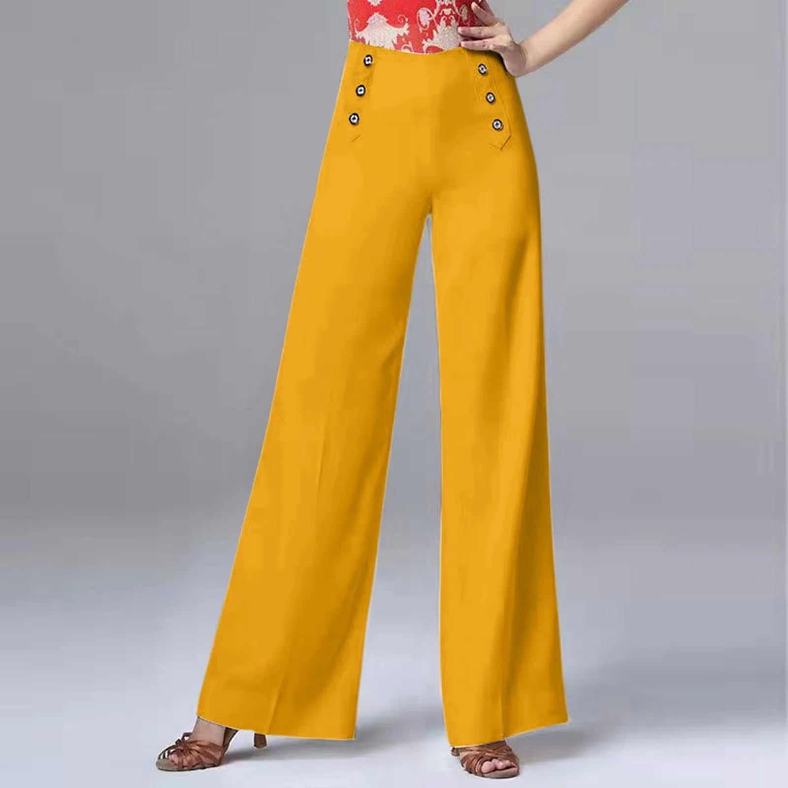 Elegant High-Waist Pants