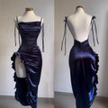 Women's Satin Maxi Dress