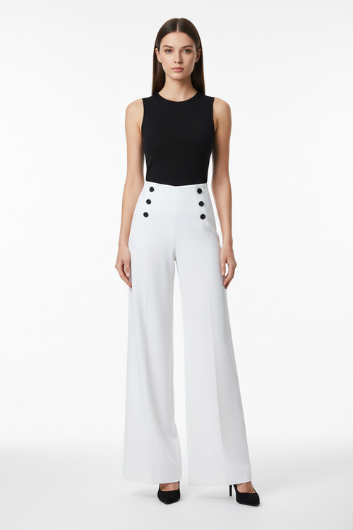 Elegant High-Waist Pants - Studio 4