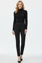 High-Waist Slim Pants - Studio 1