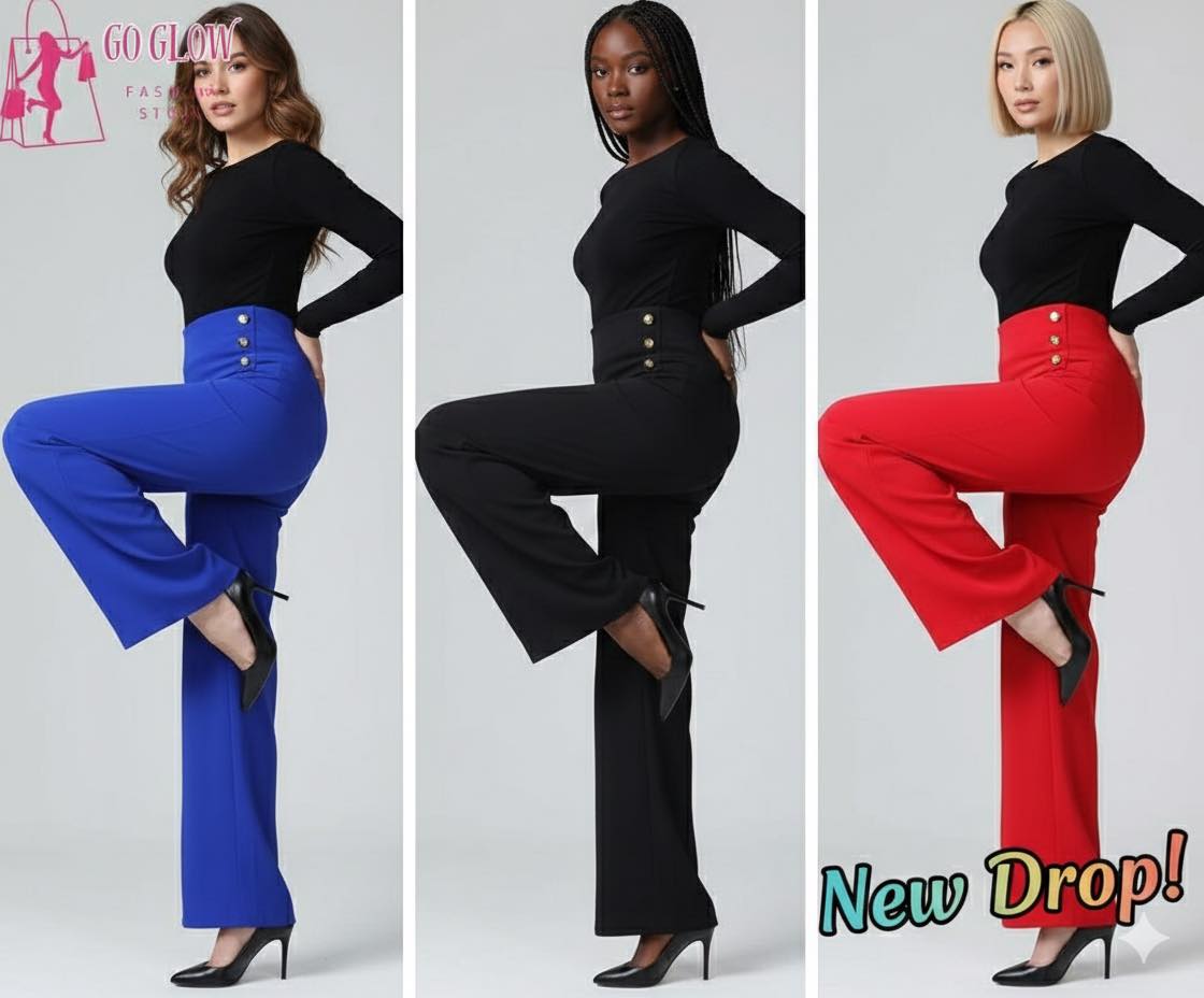 Elegant High-Waist Pants