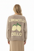 Lemon Glow Lantern Cardigan - Back Detail