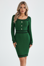 Luna Square Neck Dress - Studio 8