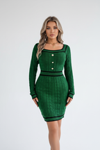 Luna Square Neck Dress - Studio 9