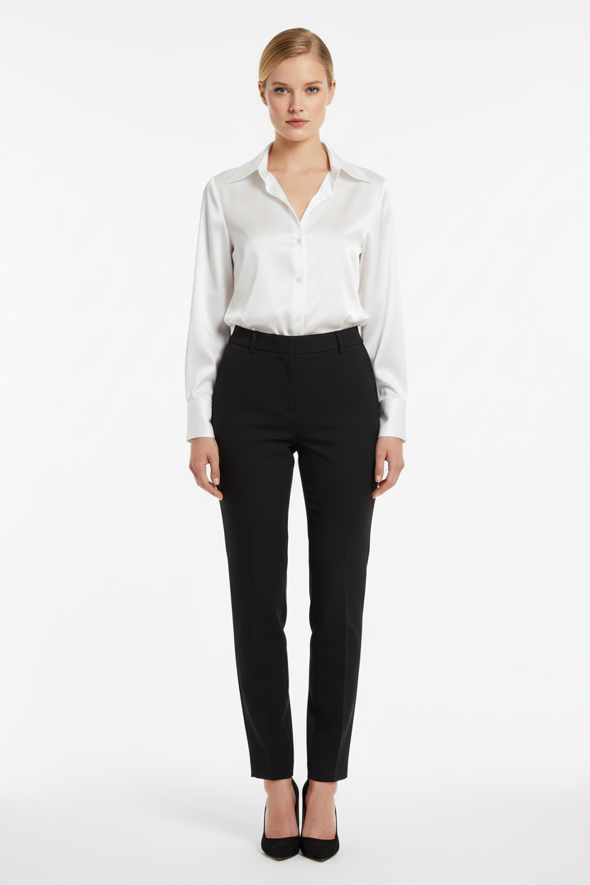 LuxeSatin Blouse - Studio 13