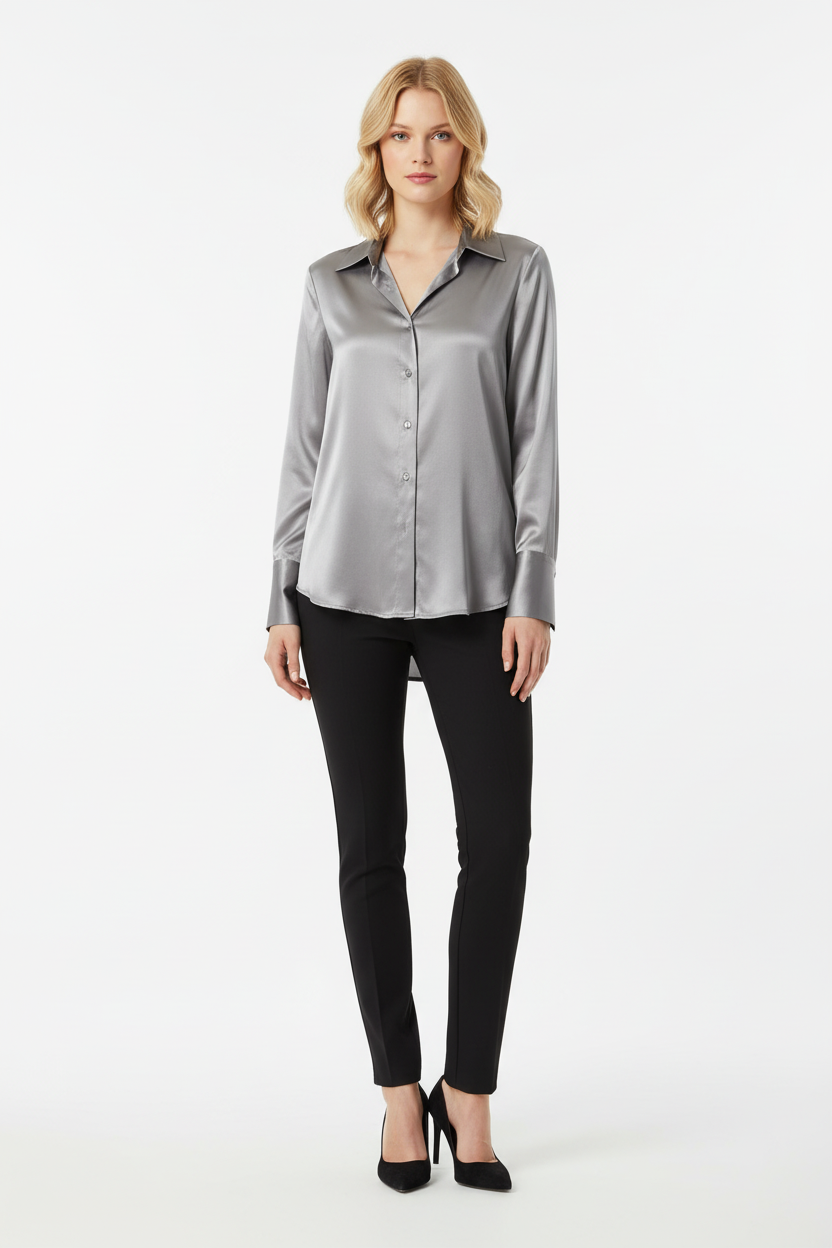 LuxeSatin Blouse - Studio 14