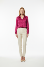 LuxeSatin Blouse - Studio 17