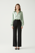 LuxeSatin Blouse - Studio 9