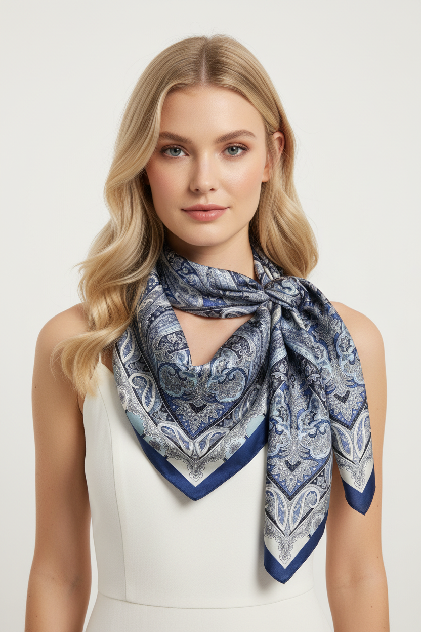 Silk Glow Bandana - Neck Scarf 9