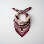 Silk Glow Bandana - Studio Flat Lay
